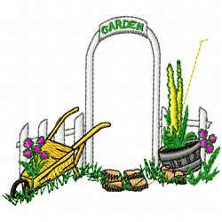 Garden Barriers Embroidery Design 9 Garden Barriers Embroidery Design 9